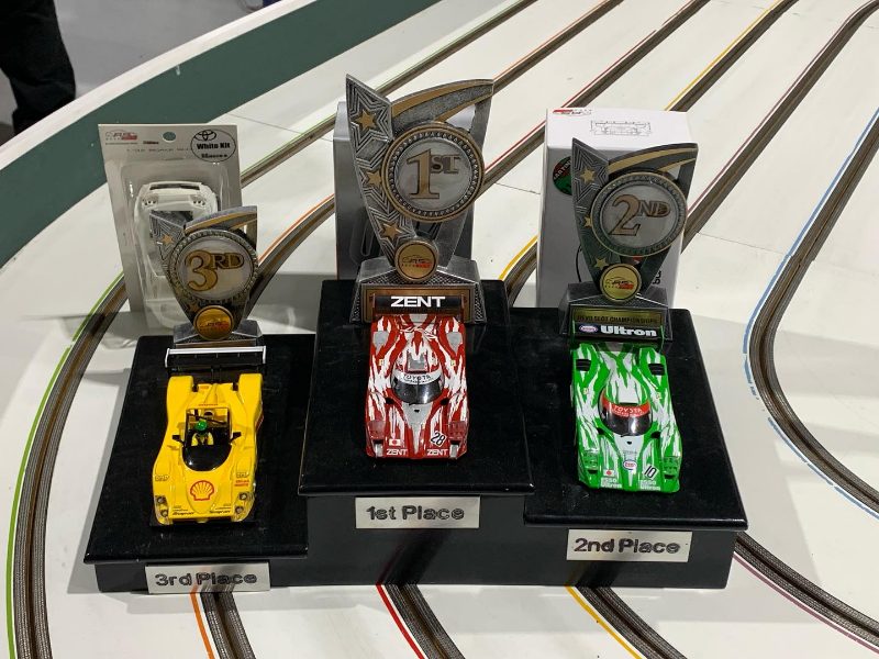 Sunday's Podium placed cars